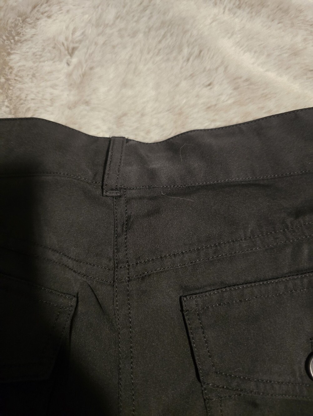Theory 100% Silk Womens Black Cargo Jogger Pants Office Buisness Summer Cool XS - Picture 7 of 7
